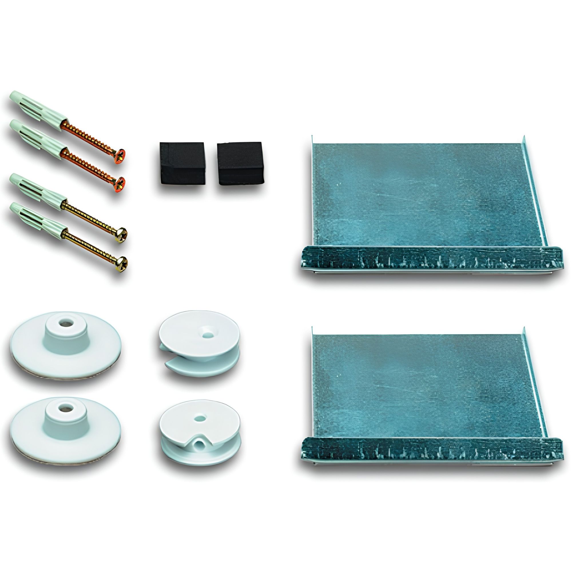 Spiegelbefestigungsset SafecliX® bis 0.8 m² Spiegelfläche