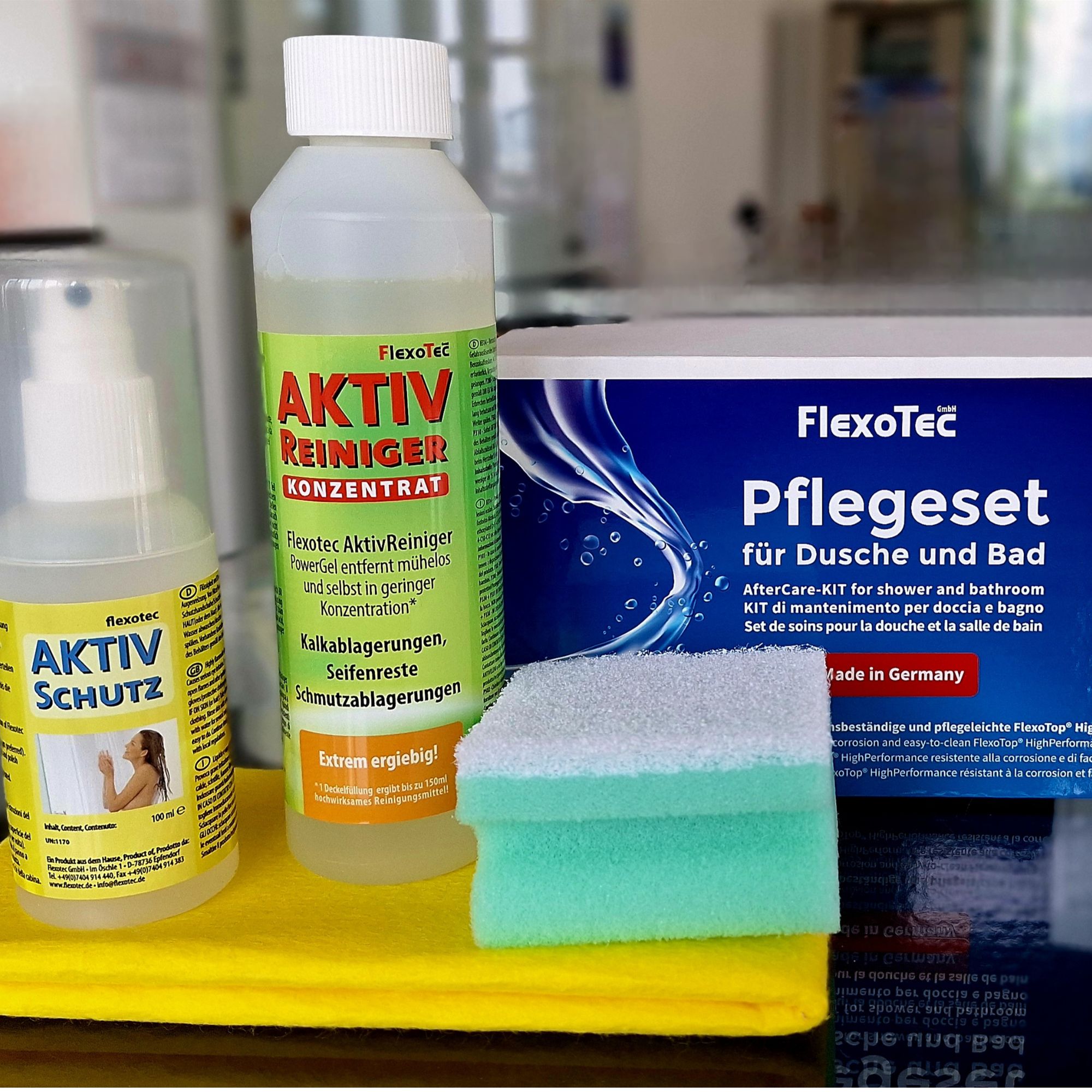 Flexotop Pflegeset für Dusche und Bad