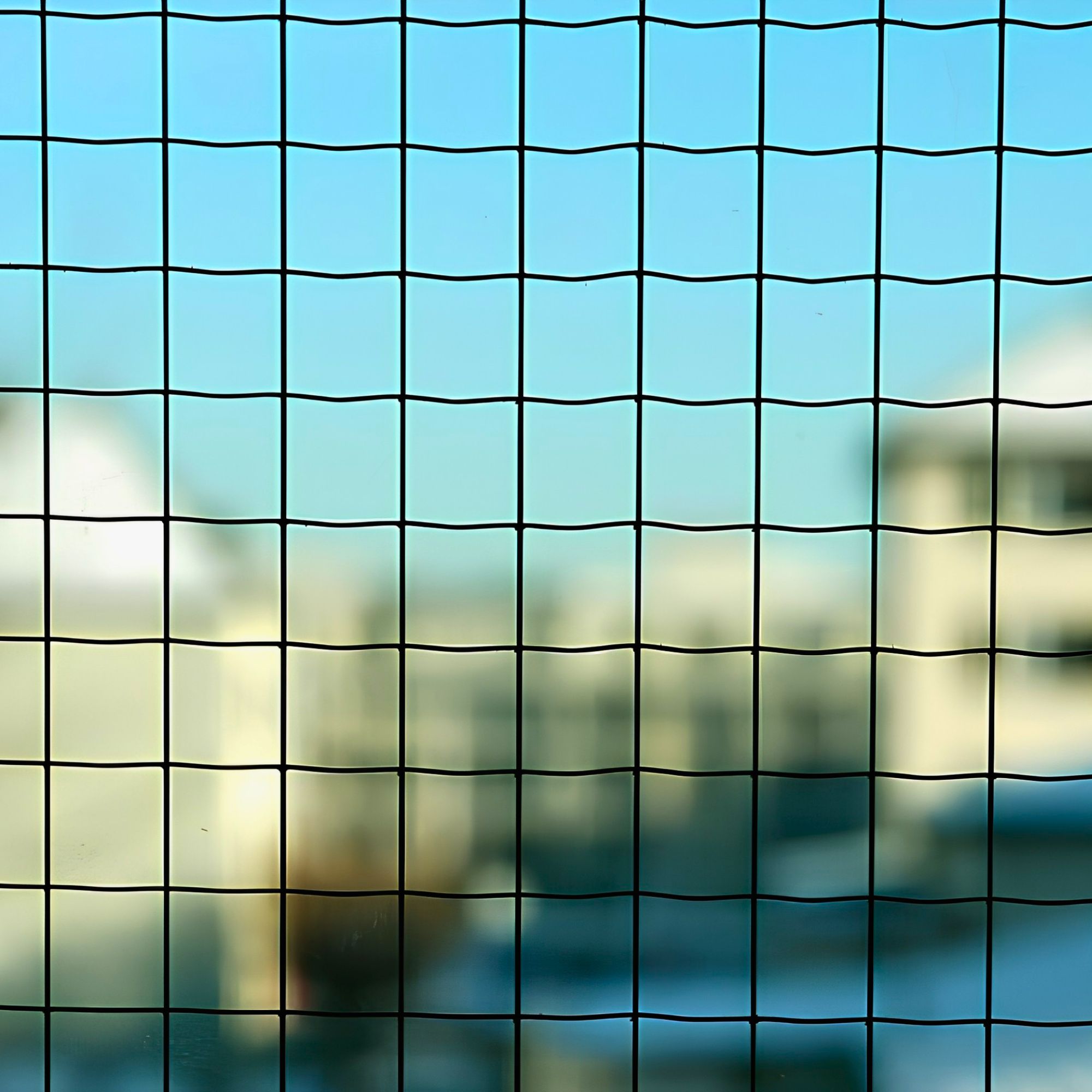 Drahtspiegelglas 7 mm Nahaufnahme